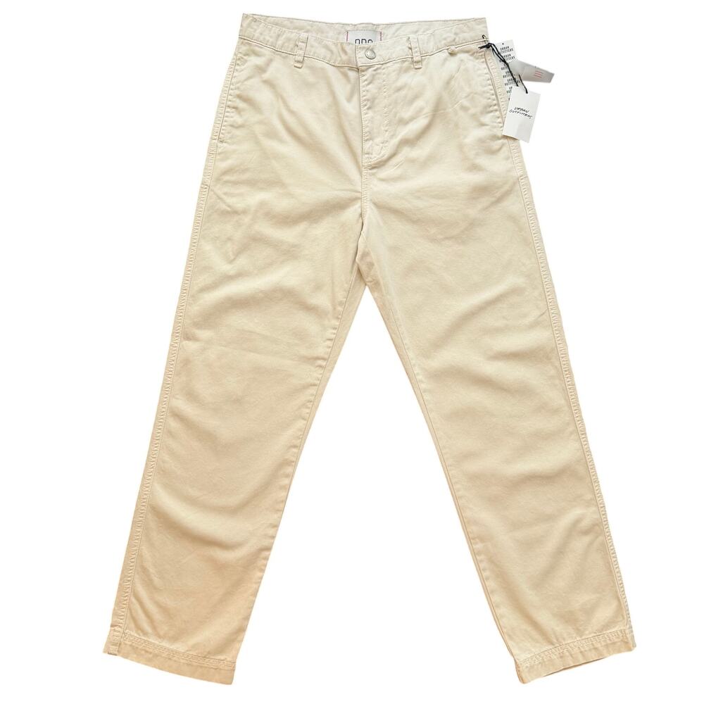 Frank & Oak Pants 31x32 Cream Straight Fit NWT